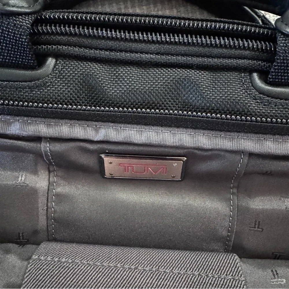 Tumi Black Men's Laptop Sleeve with handles